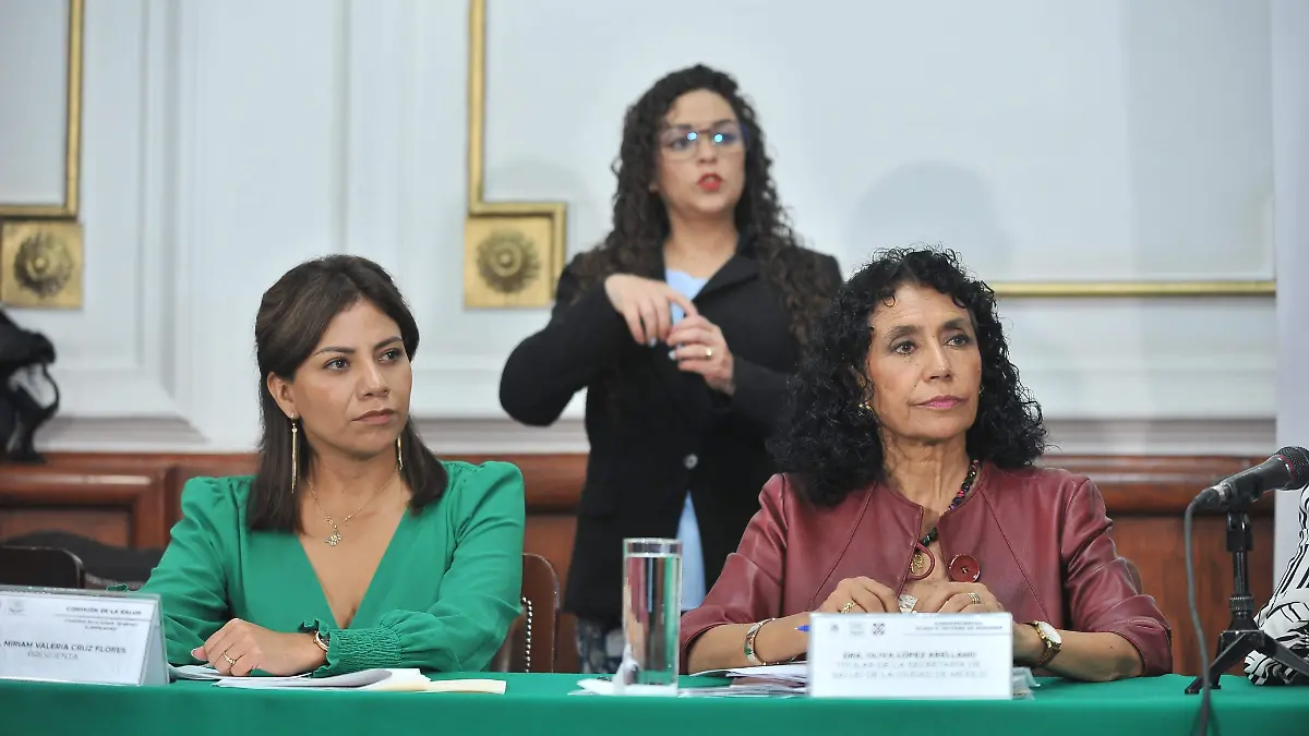 Comparecencia Oliva López Arellano ante diputados, cortesía Congreso de la Ciudad de México